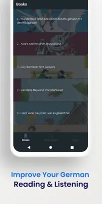 German Reading & Audiobooks for Beginners android App screenshot 1